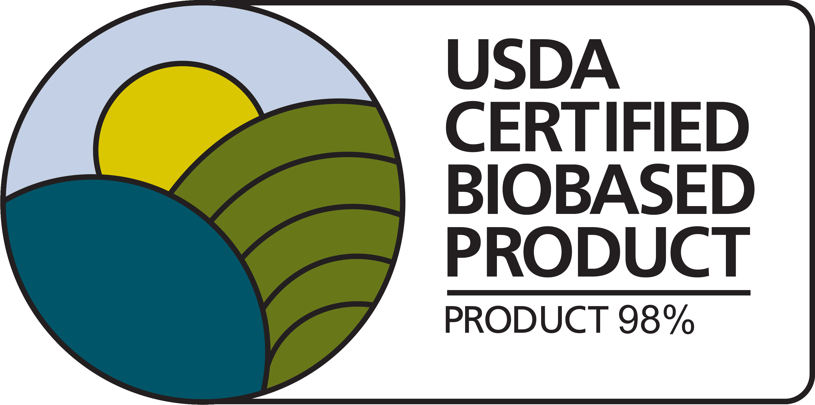 98% Biobased logo