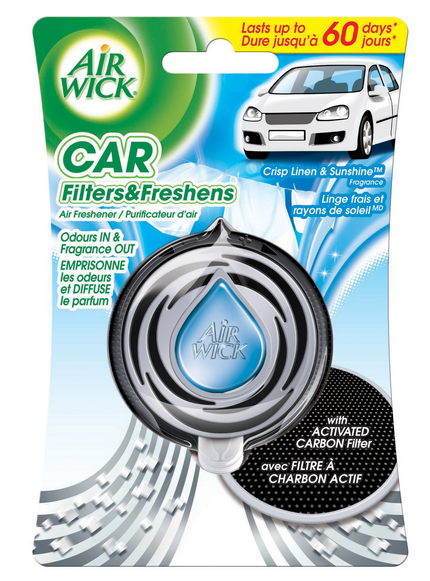 AIR WICK CAR Filters  Freshens Air Freshener  Crisp Linen  Sunshine Canada Discontinued