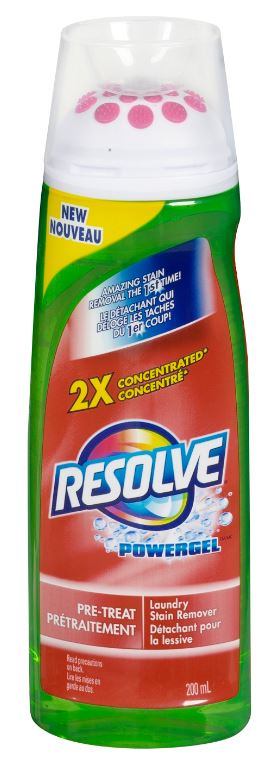 RESOLVE® Powergel™ Pre-Treat Laundry Stain Remover (Canada)