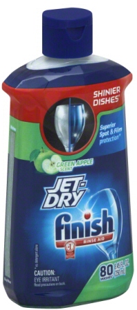 FINISH® Jet-Dry® Rinse Aid - Green Apple Scent (Discontinued)