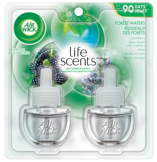 AIR WICK Scented Oil  Forest Waters Canada Discontinued