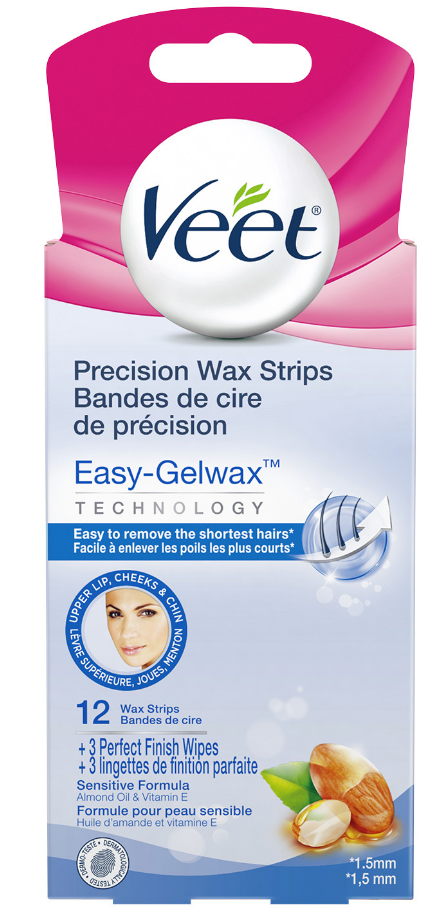 VEET® Easy-Gelwax™ Precision Wax Strips Kit - Face - Finishing Wipes (Canada)