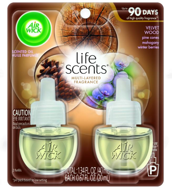 AIR WICK Scented Oil  Velvet Wood Discontinued