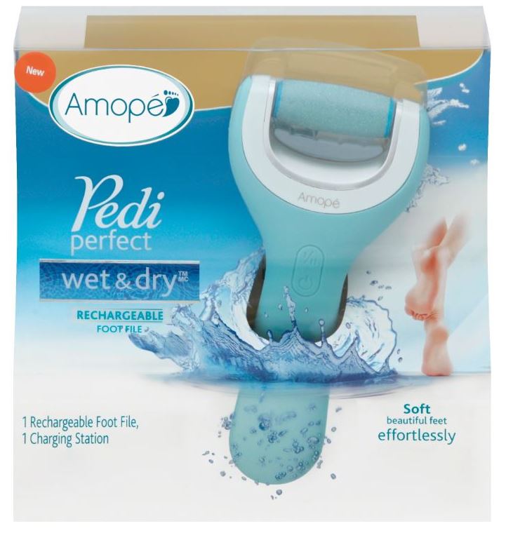 AMOPE Pedi Perfect Wet  Dry Rechargeable Foot File Photo