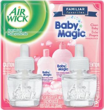 AIR WICK Scented Oil  Baby Magic  Clean Baby Discontinued