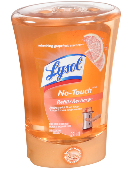 LYSOL NoTouch Hand Soap  Refreshing Grapefruit Essence Canada