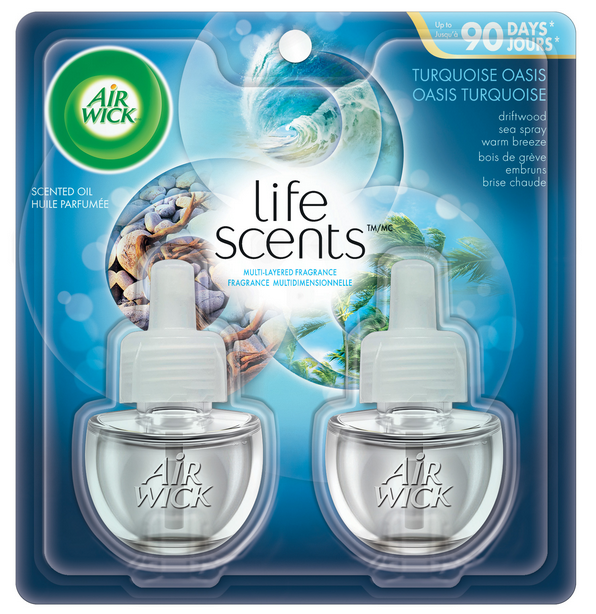AIR WICK Scented Oil  Turquoise Oasis Canada Discontinued