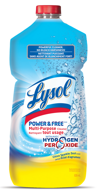 LYSOL® POWER & FREE™ Multi-Purpose Cleaner - Pourable - Citrus Sparkle Zest (Canada)