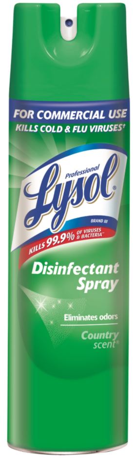 Professional LYSOL Disinfectant Spray  Country
