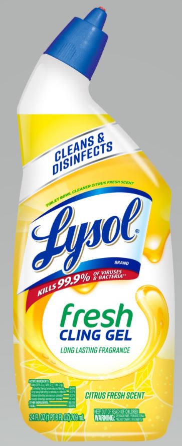 LYSOL Fresh Cling Gel  Citrus Fresh Discontinued July 2022