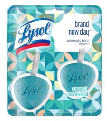 LYSOL Automatic Toilet Cleaner  Brand New Day  Coconut  Sea Mineral