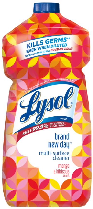 LYSOL MultiSurface Cleaner  Brand New Day  Mango  Hibiscus