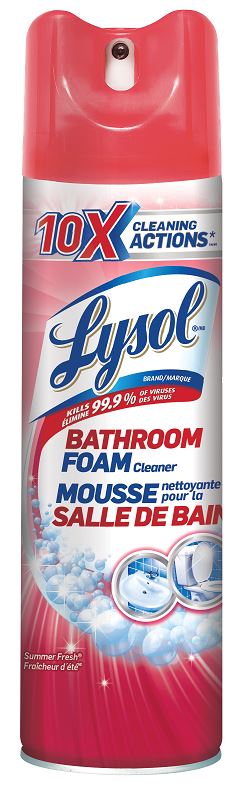LYSOL® Disinfectant Bathroom Foam Cleaner - Aerosol - Summer Fresh (Canada)