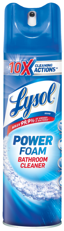 LYSOL Power Foam Bathroom Cleaner Discontinued Dec 2021