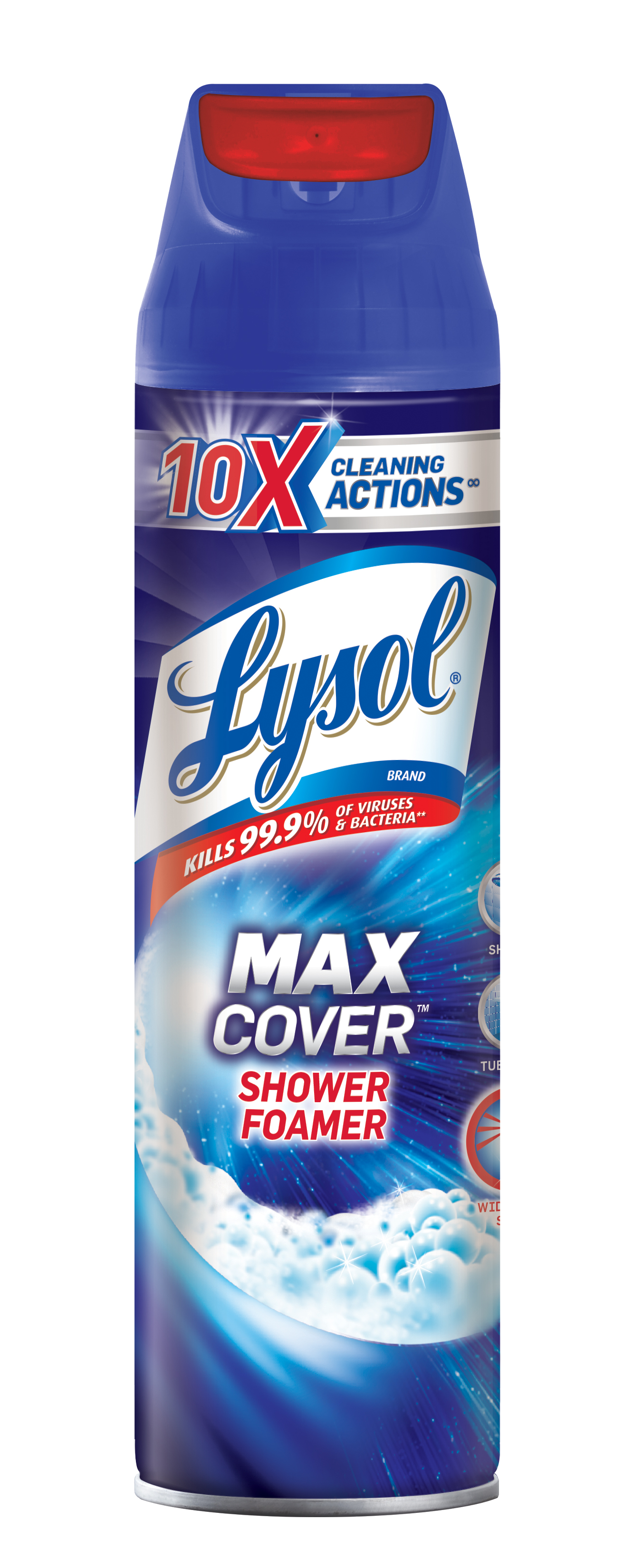 LYSOL® Max Cover Shower Foamer (Discontinued Dec. 2021)