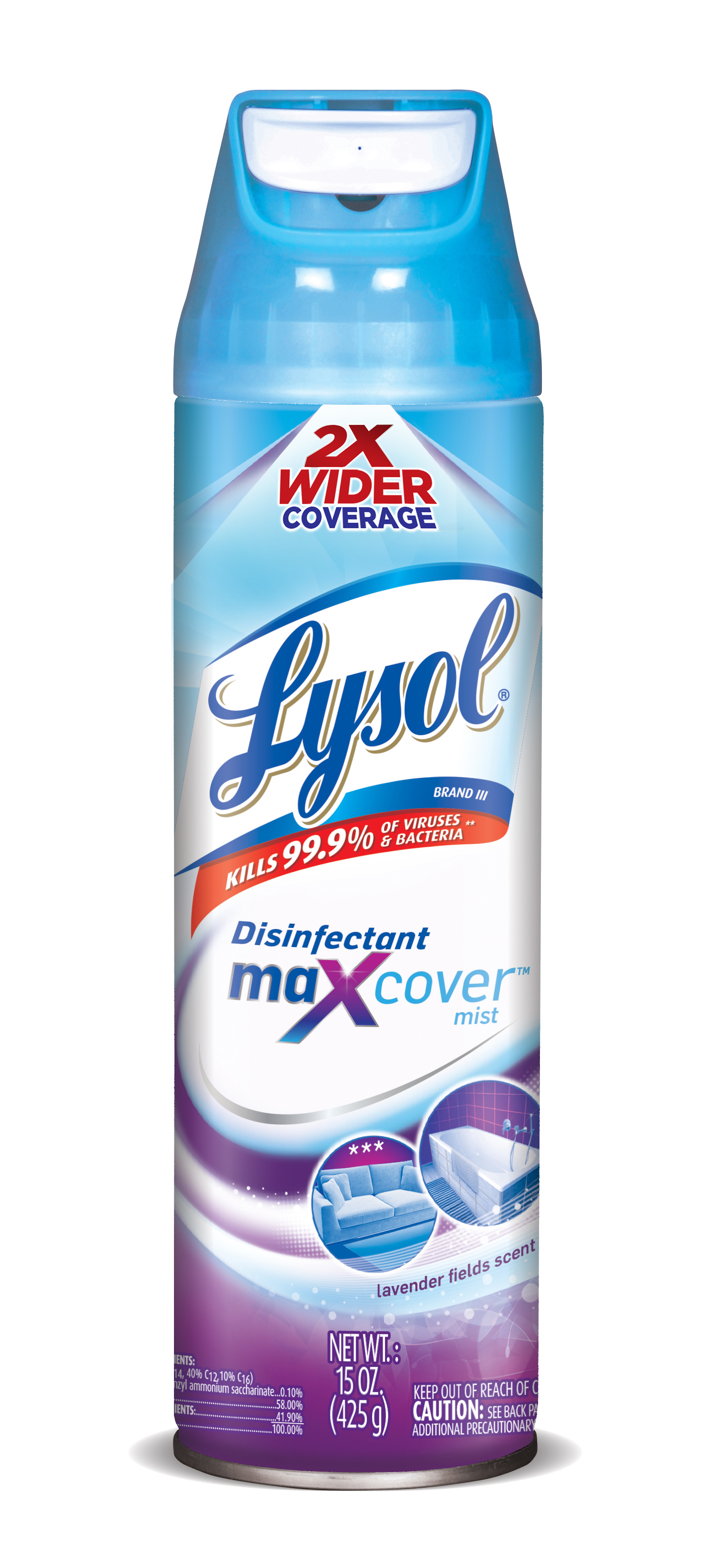 LYSOL Disinfectant Max Cover Mist  Lavender Fields