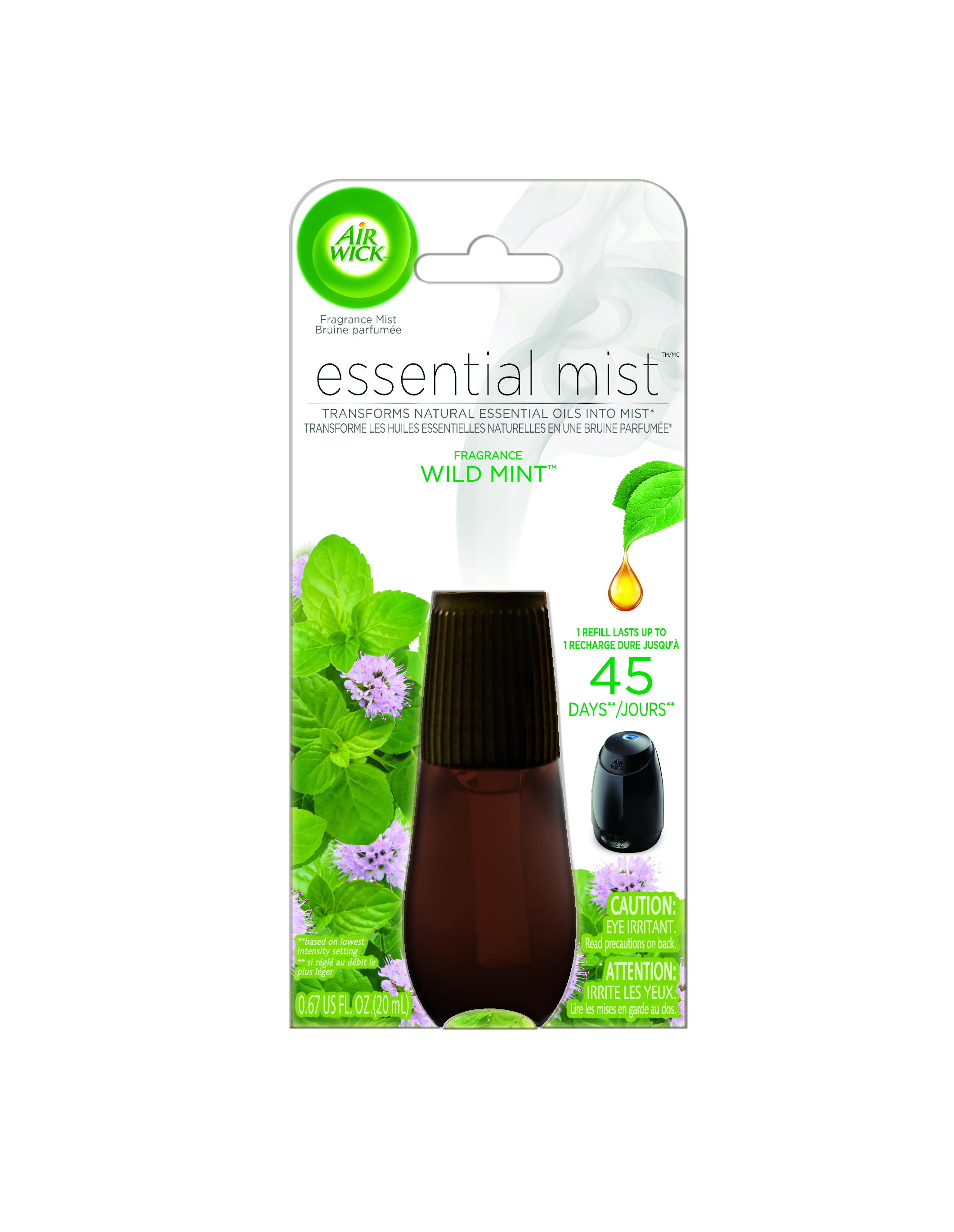 AIR WICK Essential Mist  Wild Mint Discontinued