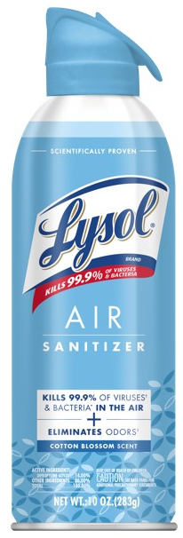 LYSOL Air Sanitizer  Cotton Blossom