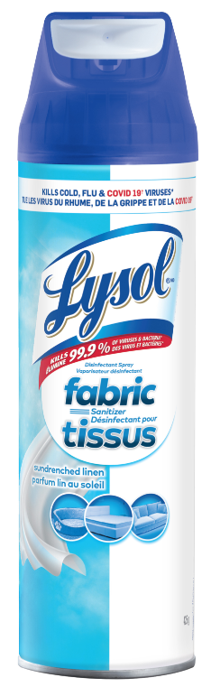 LYSOL Disinfectant Spray Fabric Sanitizer  Sundrenched Linen Canada