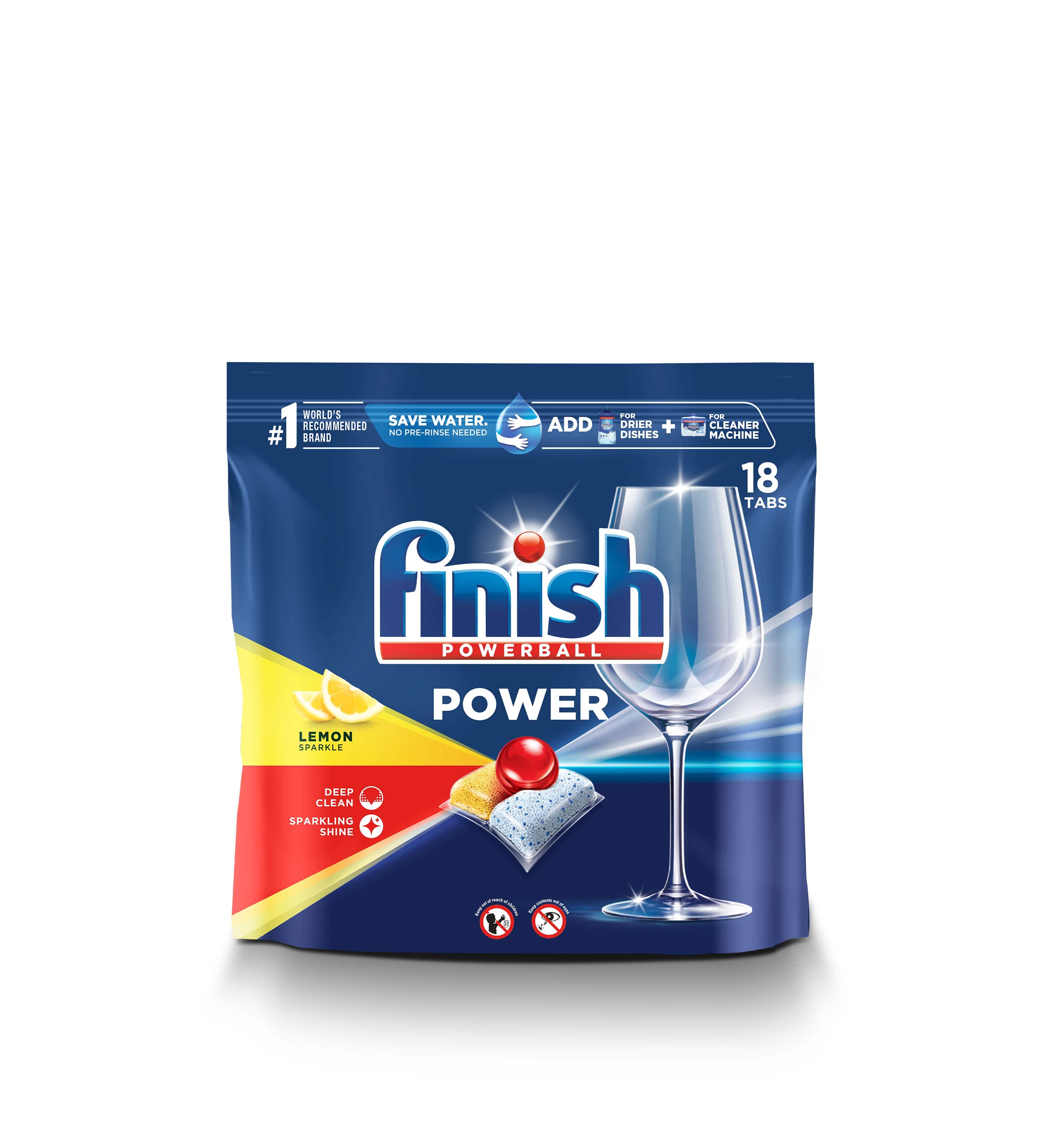 FINISH® Powerball® Power Tablets - Lemon Scent