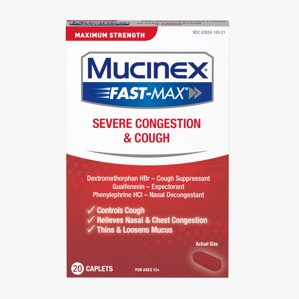 MUCINEX® FAST-MAX® Caplets - Severe Congestion & Cough