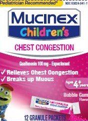MUCINEX CHILDRENS MiniMelts Chest Congestion  Bubblegum Discontinued