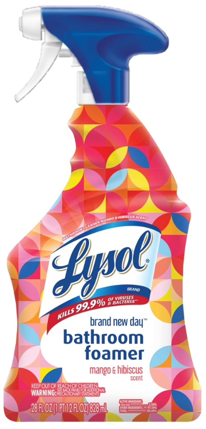 LYSOL® Foaming Bathroom Cleaner - Brand New Day™ - Mango & Hibiscus