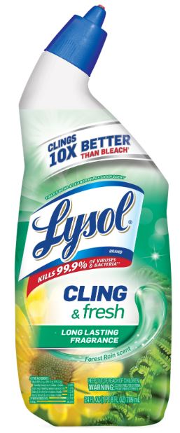LYSOL® Cling & Fresh Toilet Bowl Cleaner - Forest Rain (Discontinued June 21, 2021)