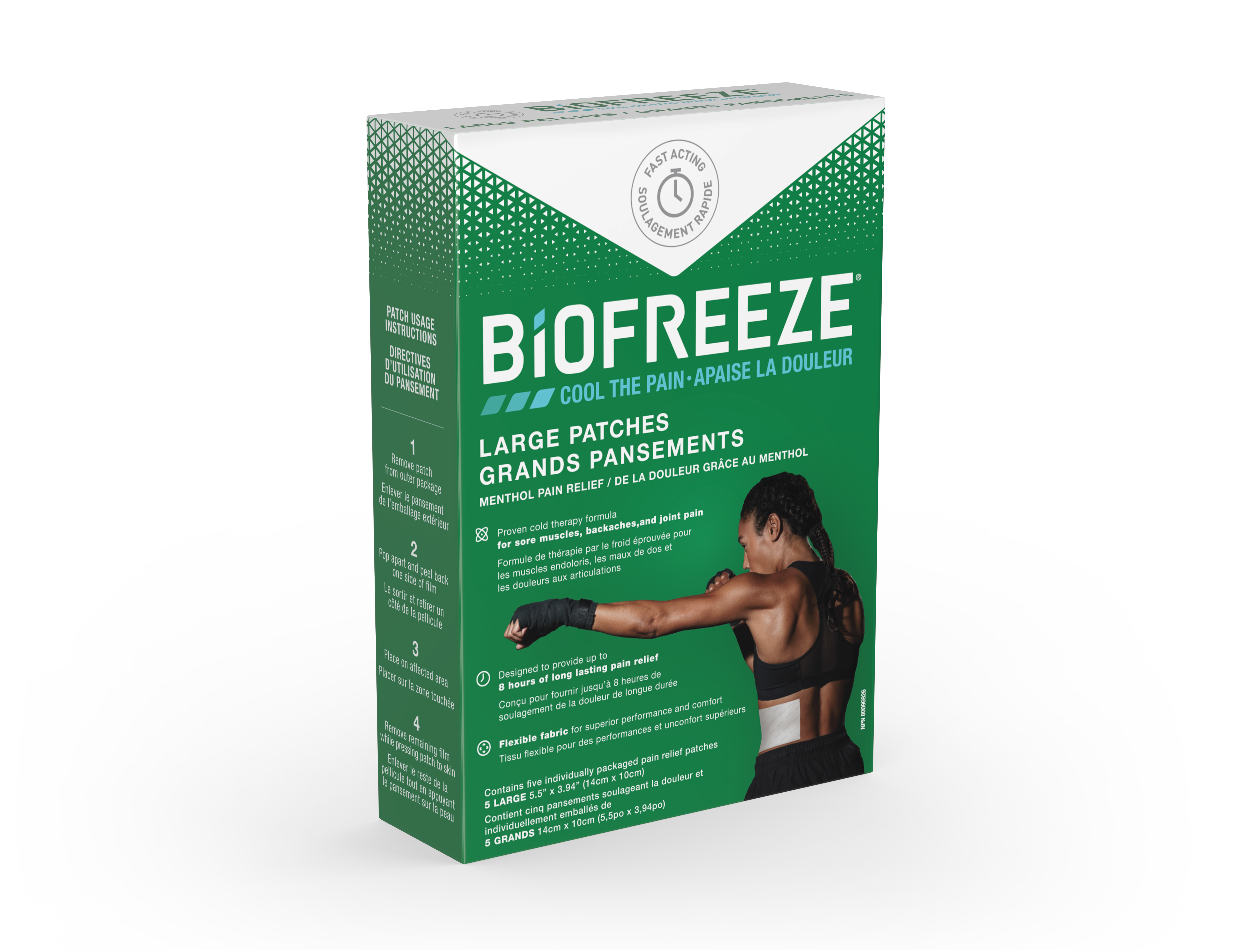 BIOFREEZE Large Patches Canada
