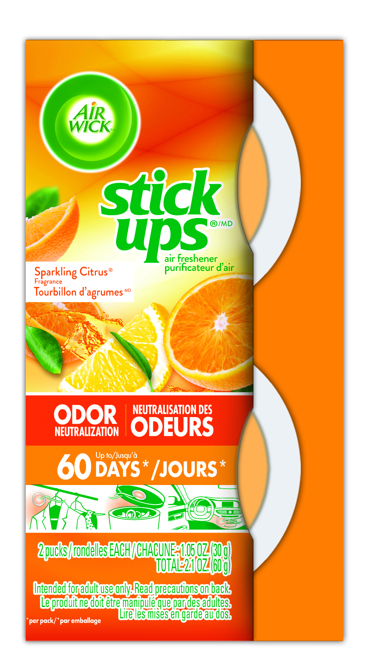 AIR WICK STICK UPS Air Freshener  Sparkling Citrus