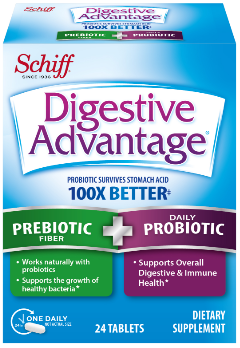 DIGESTIVE ADVANTAGE® Prebiotic Plus Probiotic Tablets