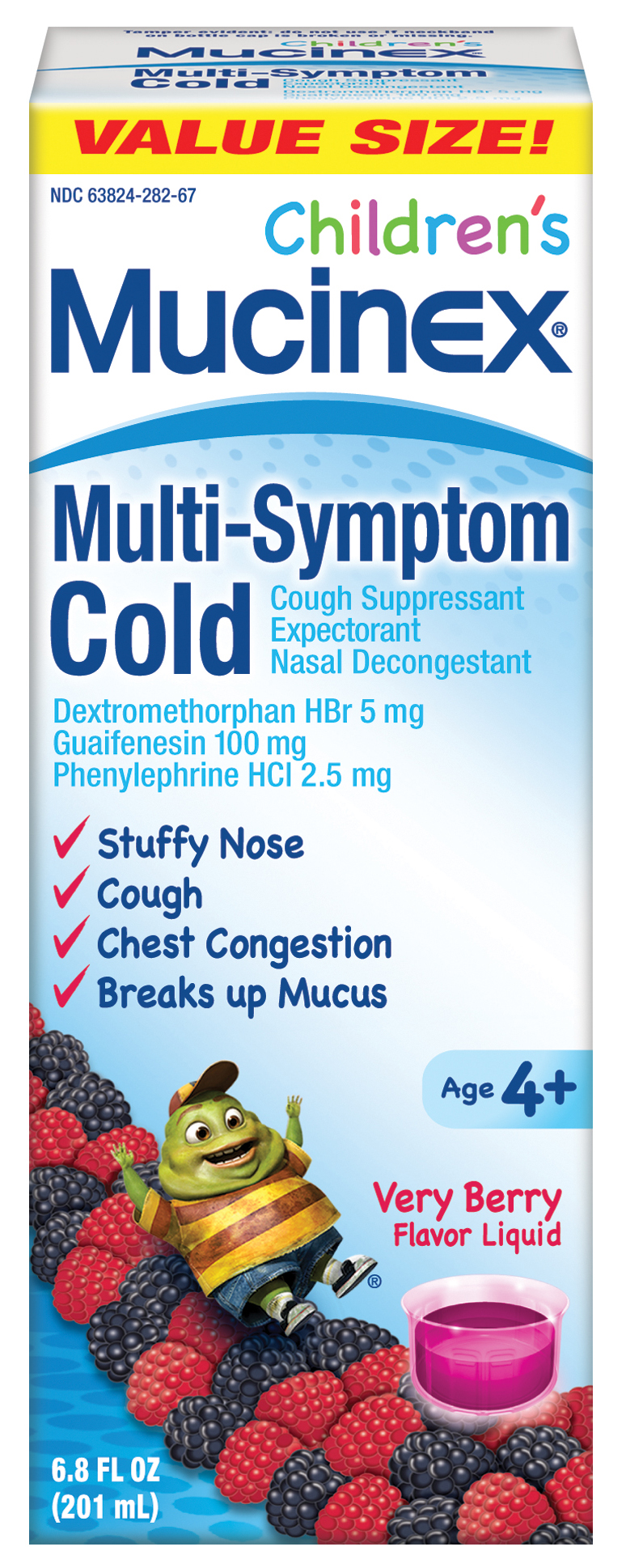 MUCINEX Children s Free From Multi Symptom Cold Stuffy Nose Honey