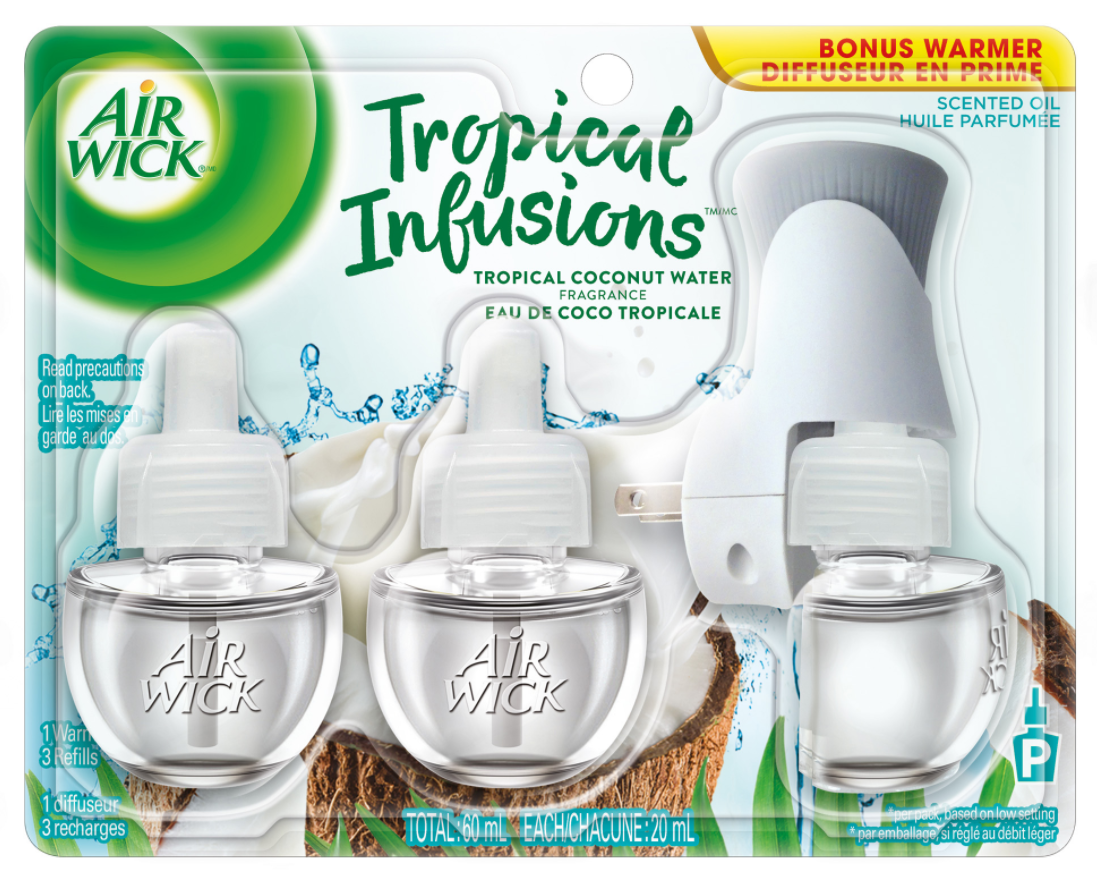AIR WICK® Scented Oil - Tropical Coconut Water - Kit (Canada) (Discontinued)