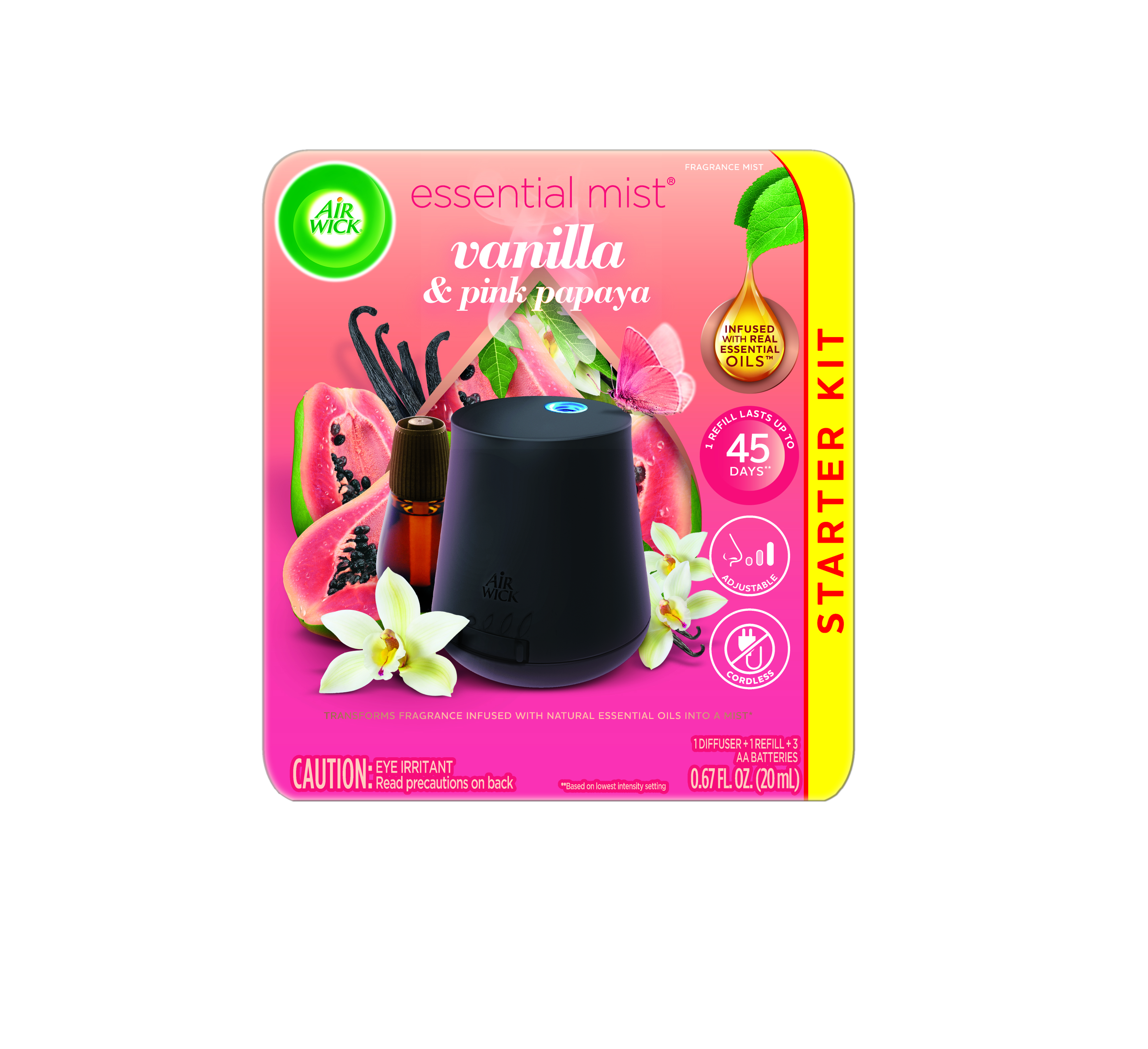 AIR WICK® Essential Mist - Vanilla & Pink Papaya