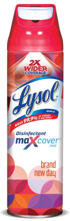 LYSOL Disinfectant Max Cover Mist  Brand New Day