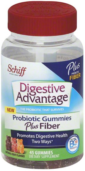 DIGESTIVE ADVANTAGE® Probiotic Gummies Plus Fiber