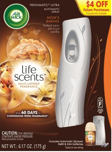 AIR WICK FRESHMATIC  Moms Apple Pie  Kit Discontinued