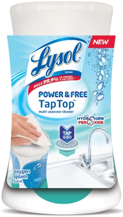 LYSOL® POWER & FREE™ Tap Top™ Multi-Purpose Cleaner - Oxygen Splash