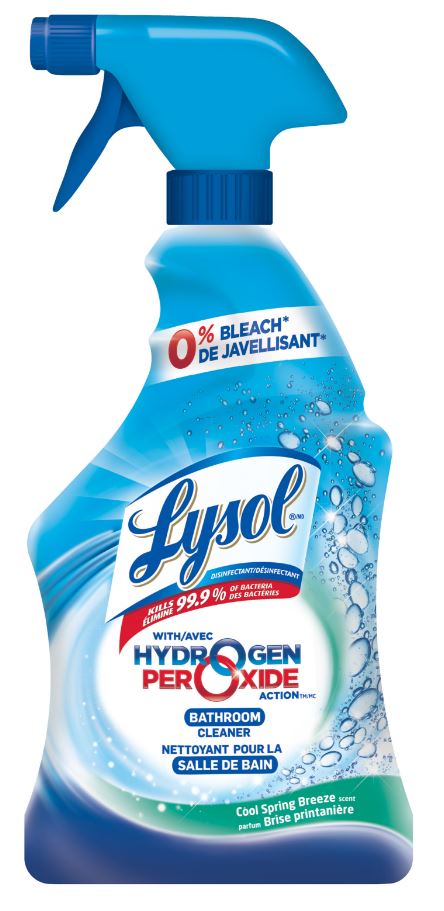 LYSOL® Hydrogen Peroxide Action™ Bathroom Cleaner - Cool Spring Breeze (Canada)