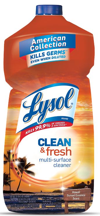 LYSOL® Clean & Fresh Multi-Surface Cleaner - Hawaii Sunset Essence (Discontinued Feb. 15, 2020)