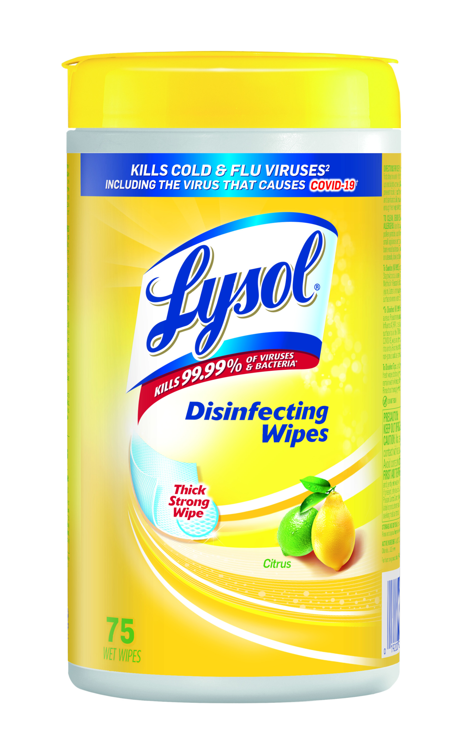 LYSOL® Disinfecting Wipes - Citrus (Canada)