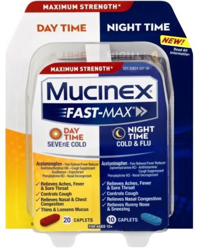 MUCINEX® 12 Hour D - 1200 mg Guaifenesin, 120 mg Pseudoephedrine HCl