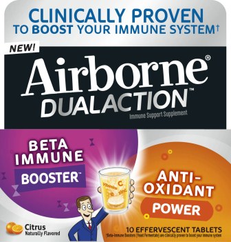 AIRBORNE® Dual Action™ Effervescent Tablets - Citrus