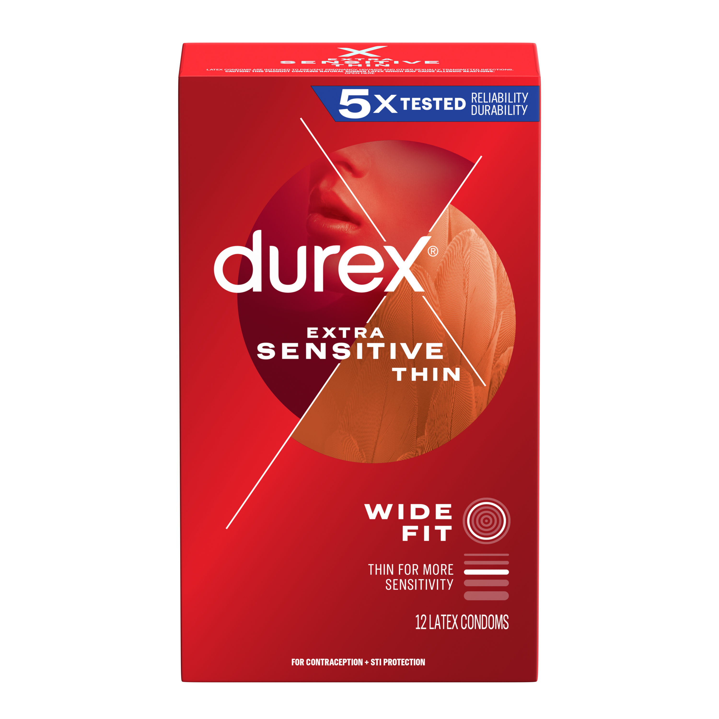 DUREX® Extra Sensitive™ Thin Condoms - Wide Fit