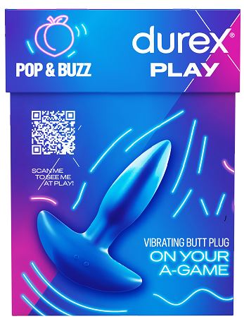 DUREX® Play® Pop & Buzz - Vibrating Butt Plug