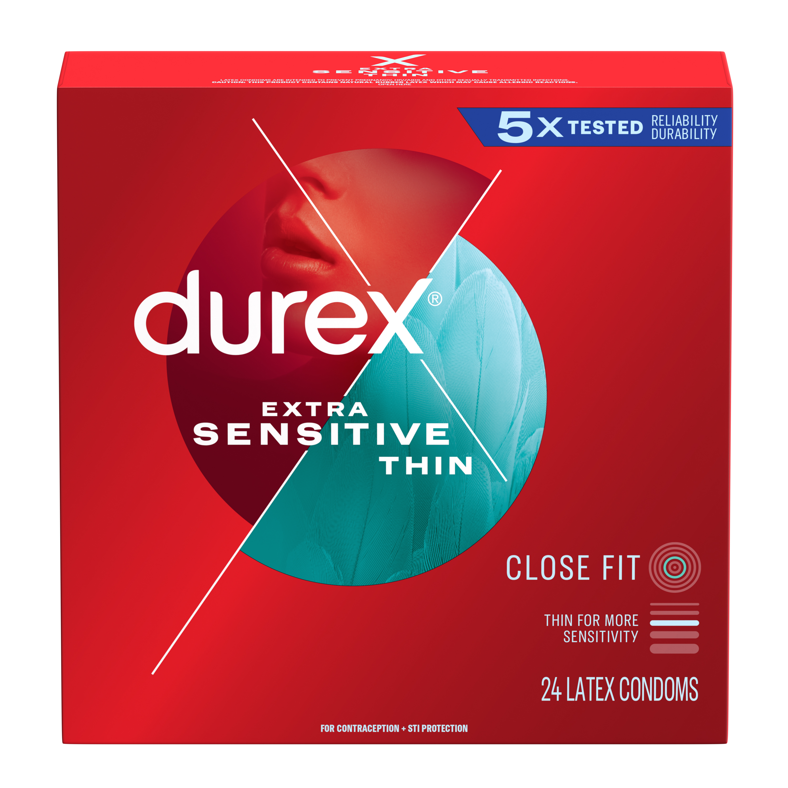 DUREX® Extra Sensitive™ Thin Condoms - Close Fit