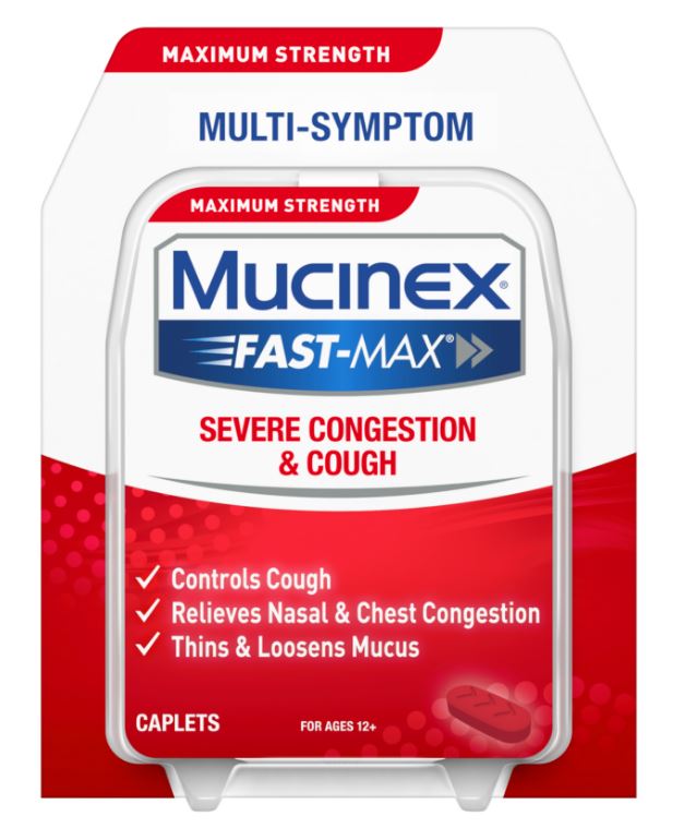 MUCINEX® FAST-MAX® Caplets - Severe Congestion & Cough