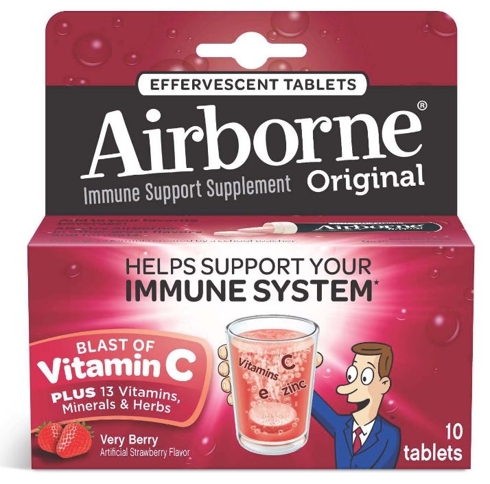 AIRBORNE® Original Effervescent Tablets - Very Berry
