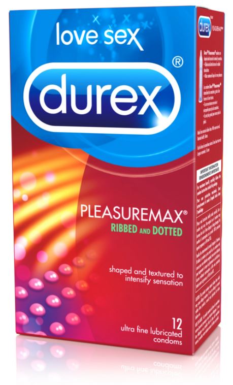 DUREX® Pleasuremax® Ribbed and Dotted Condoms (Canada)