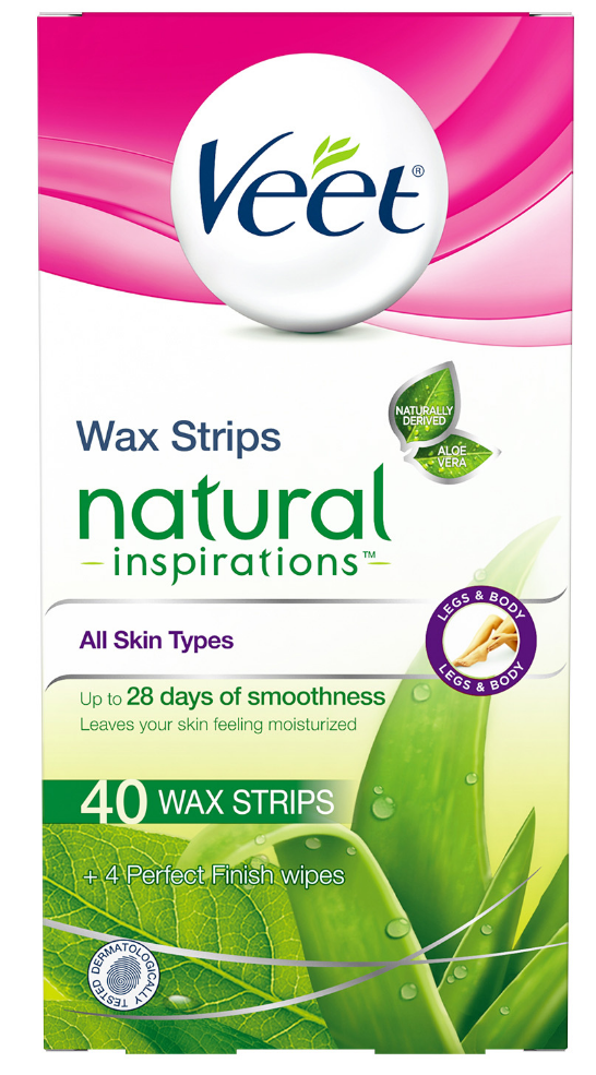 VEET® Natural Inspirations™ Wax Strips Kit - Legs & Body - Wax Strips (Canada)